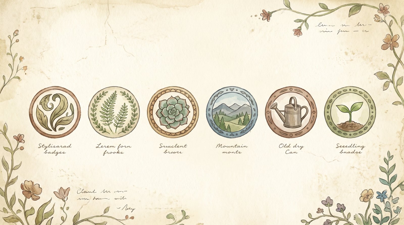 海角网合作植物品牌Logo墙